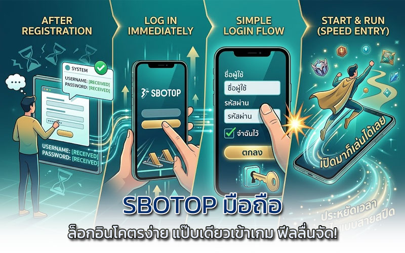 sbotop มือถือ login