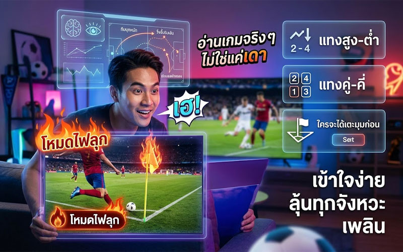 เตะมุมบอลสด