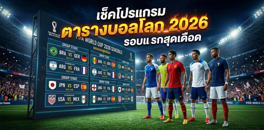 ฟุตบอลโลก 2026 ตาราง