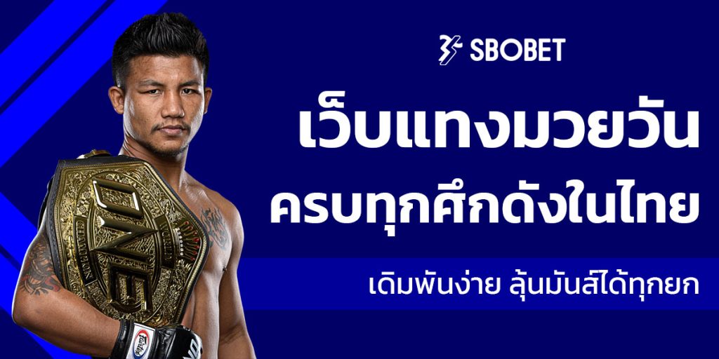 เว็บแทงมวยวัน