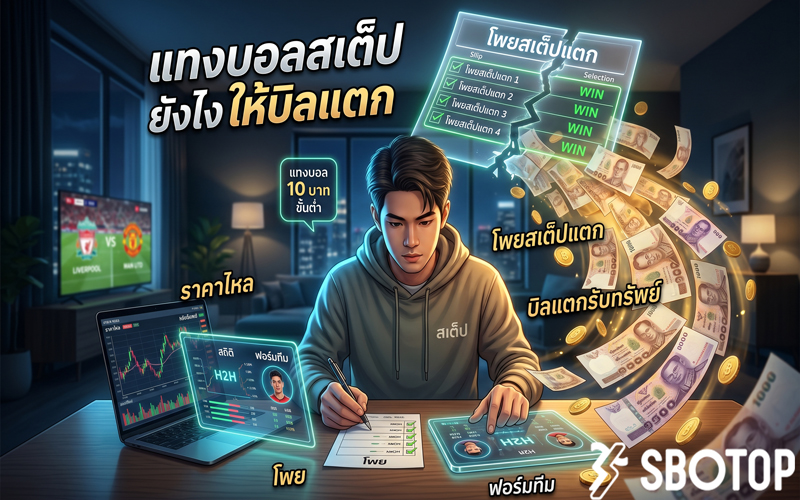 แทงบอลสเต็ป ยังไง